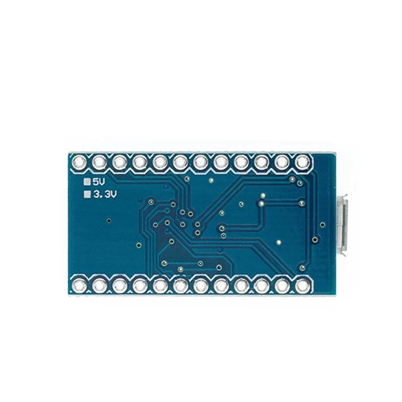 100 шт./лот Pro Micro для arduino ATmega32U4 модуль 5 В/16 МГц с 2 рядным штырьковым разъемом