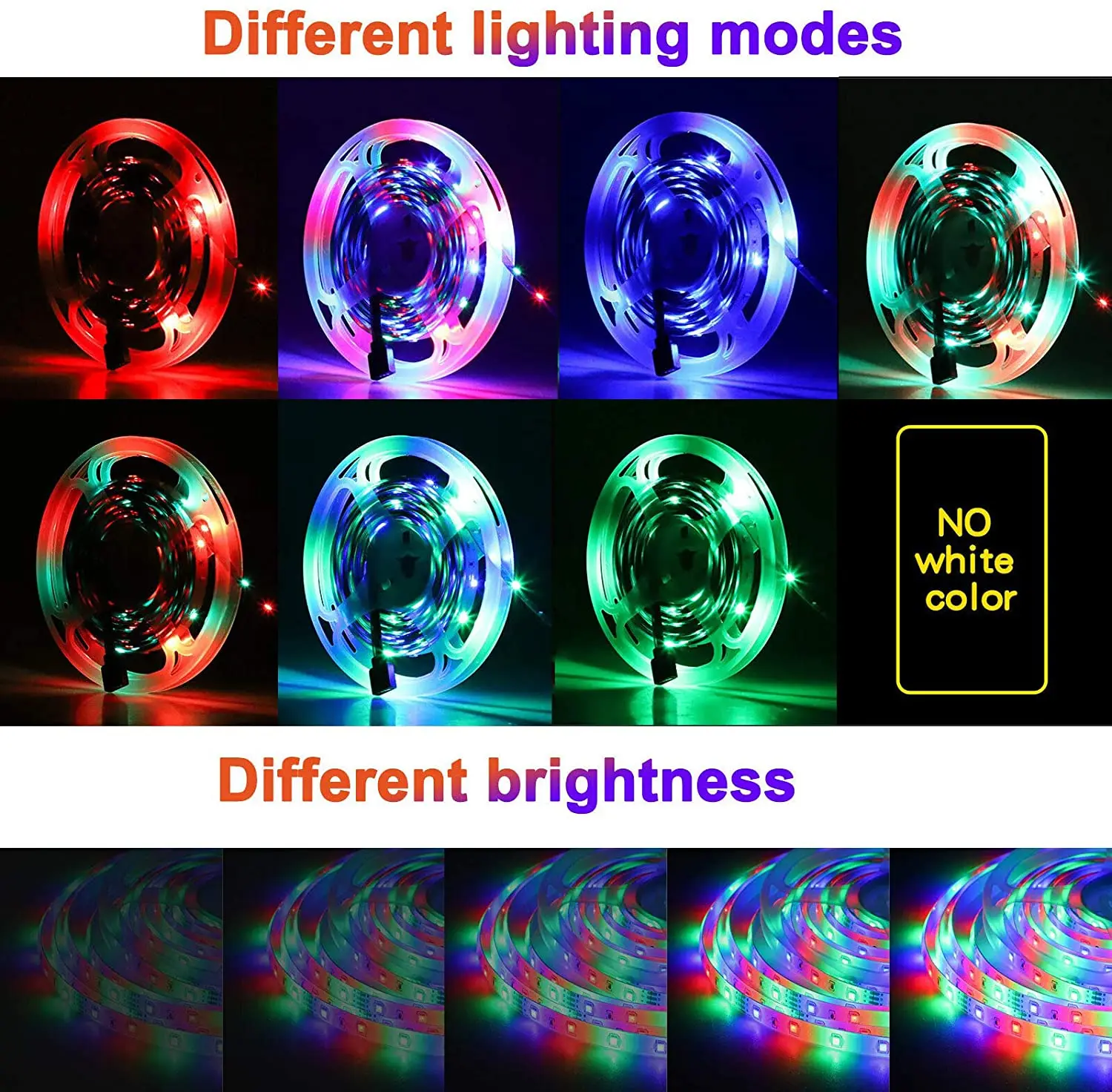 Светодиодная гибкая ленсветильник RGB 2835 USB 5 В декоративсветильник освещение