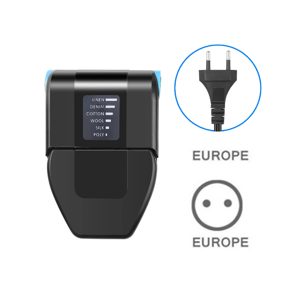 EU Plug Прямая поставка складной портативный Утюг компактный Touchup и идеальный складной дорожный складной мини утюг для воротника рукав для удаления морщин - Цвет: EU Plug