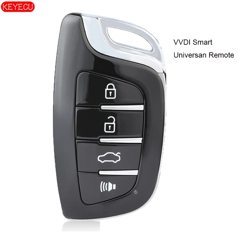 KEYECU Xhorse Smart Universan бесконтактный ключ 4 кнопки для VVDI ключ инструмент, VVDI мини ключ инструмент, VVDI2 английская версия