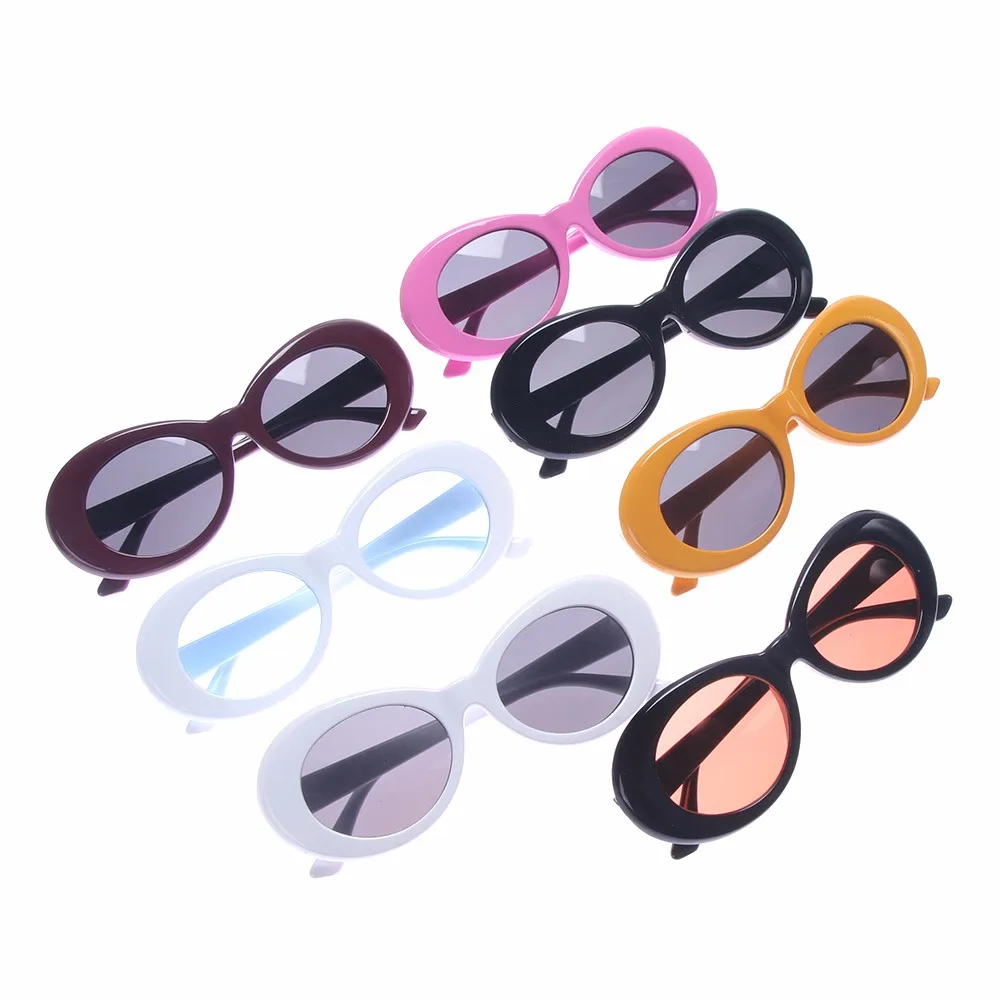 Солнцезащитные очки в стиле панк женские винтажные овальные форме облака для