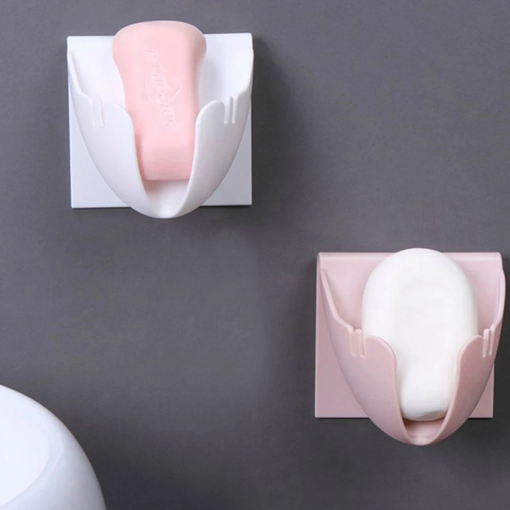 Полезная клейкая мыльница держатель для мыла аксессуары лоток хранения