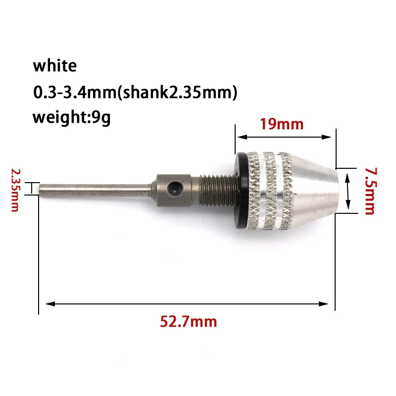 Keyless Drill Chuck Screwdriver Impact Driver Adaptor 1/4 Hex Shank Bit Tools AZZKOR Quick Change Convertor Adapter 1pcs | Инструменты