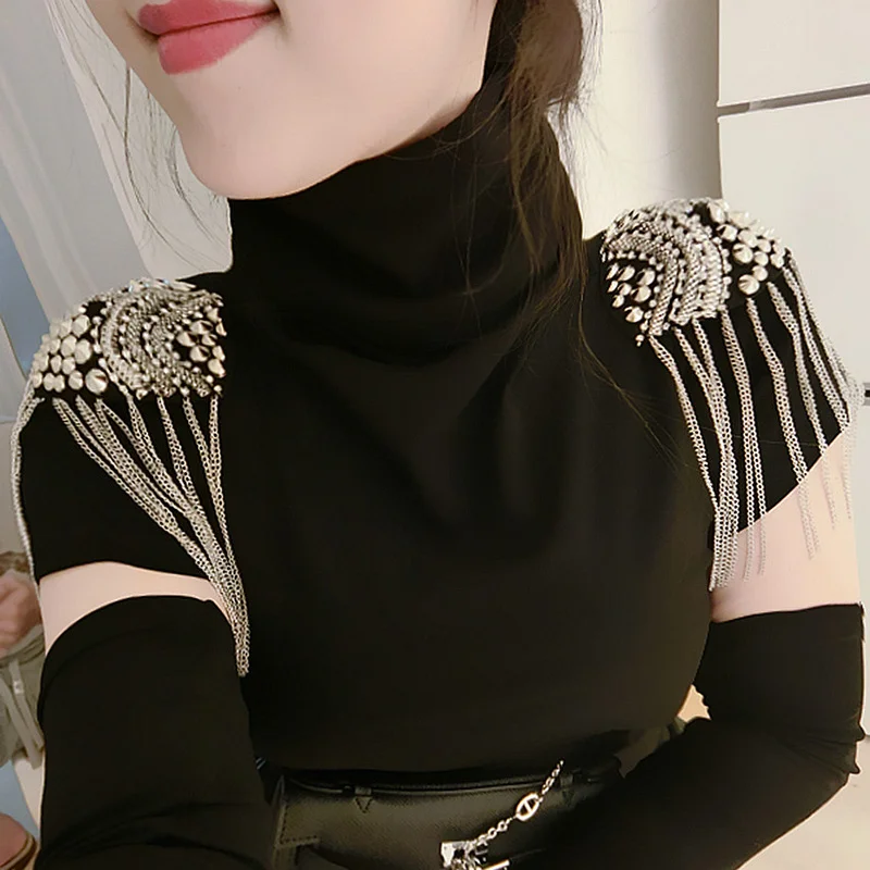 Эполеты ручной работы металлическая брошь на плечо с кисточкой 2 цвета эполеты