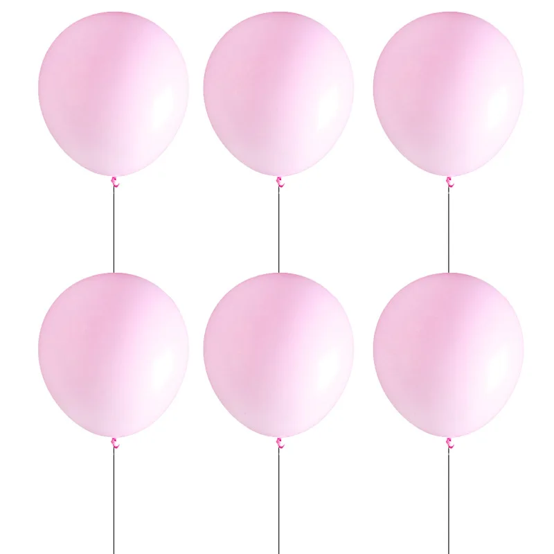 Balloon 10pcs Вечерние салфетки для девочек с изображением розового слона, украшения для новорожденных, Bptism, салфетки для дня рождения, баннер, покрытие для стола, посуда, вечерние принадлежности - Цвет: Balloon 10pcs