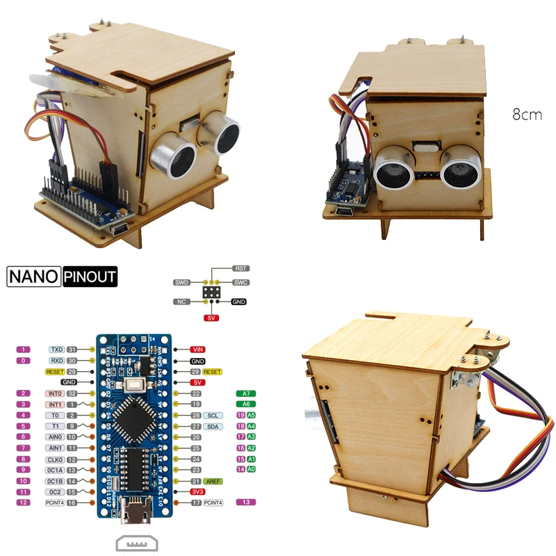 

Чип Lgt8f328p заменяет Atmega328p Ch340, совместим с умным мусорным баком Arduio Nano, Детские Обучающие товары