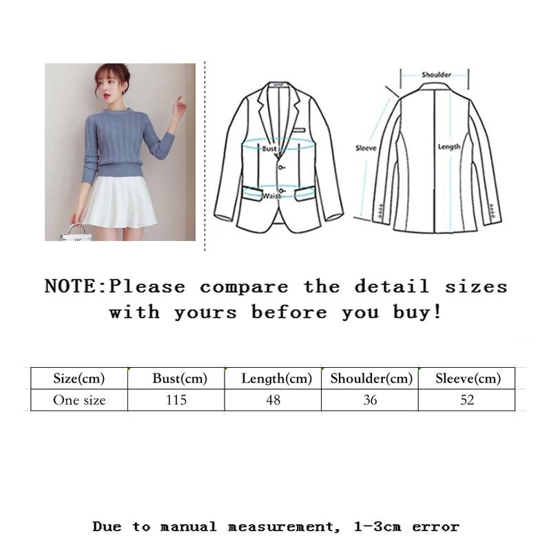 

Vangull Short Women Sweater 2020 Autumn New O-Neck Knitted Pullover Elasticity Casual College Style Soft Sweater Bottoming Shirt