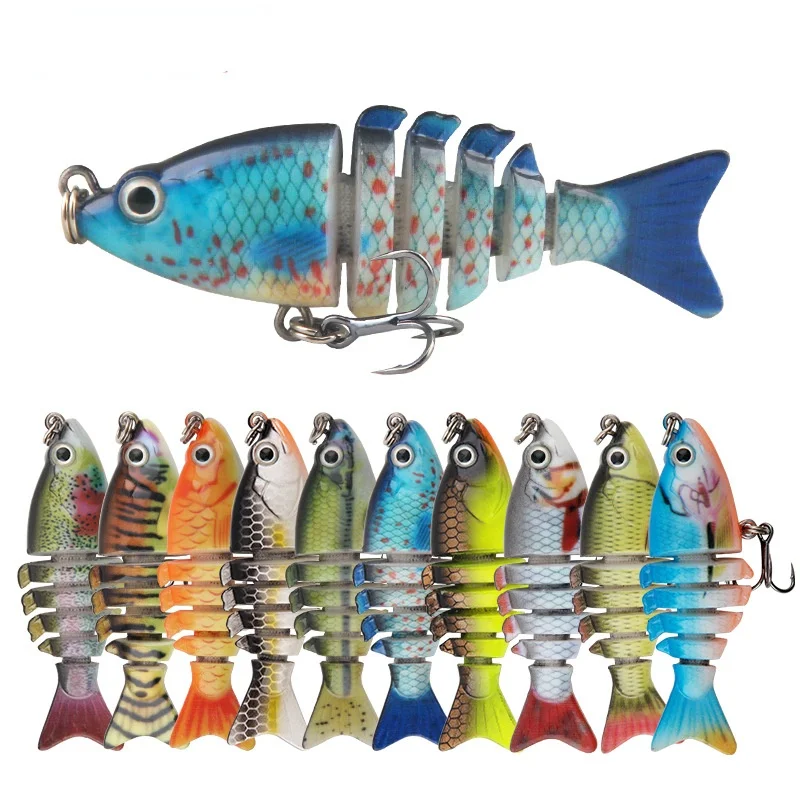 

1PCS 5.8cm 4.7g Fishing Lure Jointed Sinking Wobbler for Pike Swimbait Crankbait Trout Bass Fishing Accessories Tackle Bait