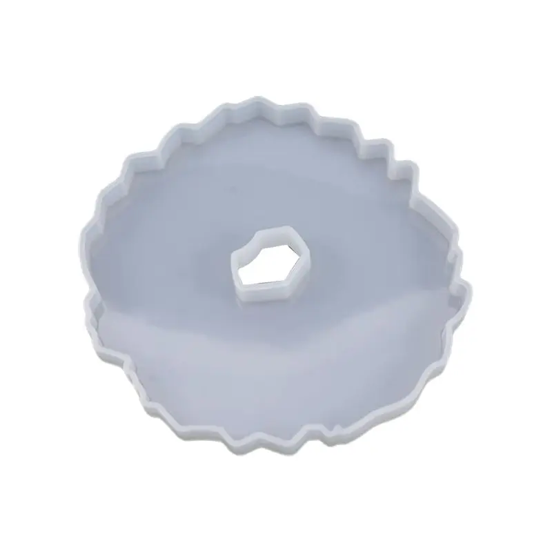 

Silicone Crystal Epoxy Resin Mold Irregular Wave Coaster Mat Casting DIY Mould L4ME