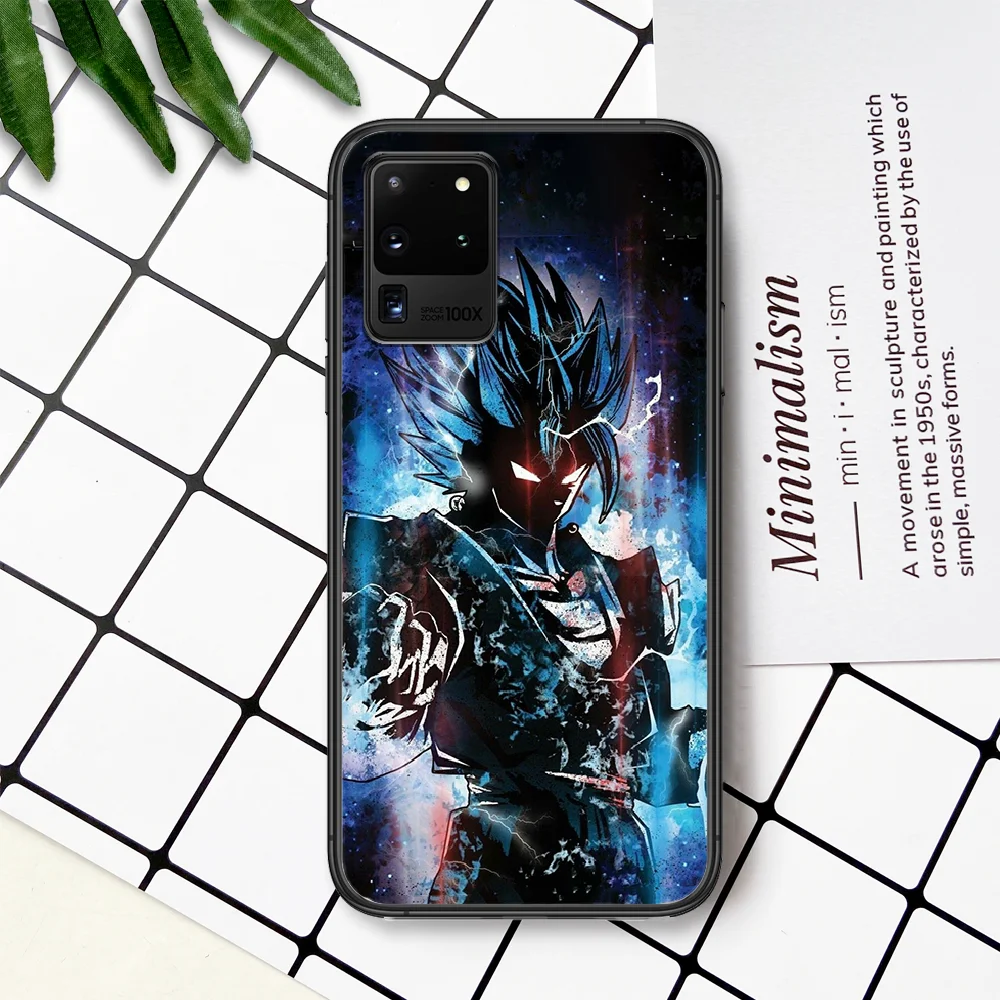 

Anime D-Dragon Ball Goku Z Phone Case For Samsung Galaxy Note S 8 9 10 20 Plus E Lite Uitra black Back Pretty Prime 3D