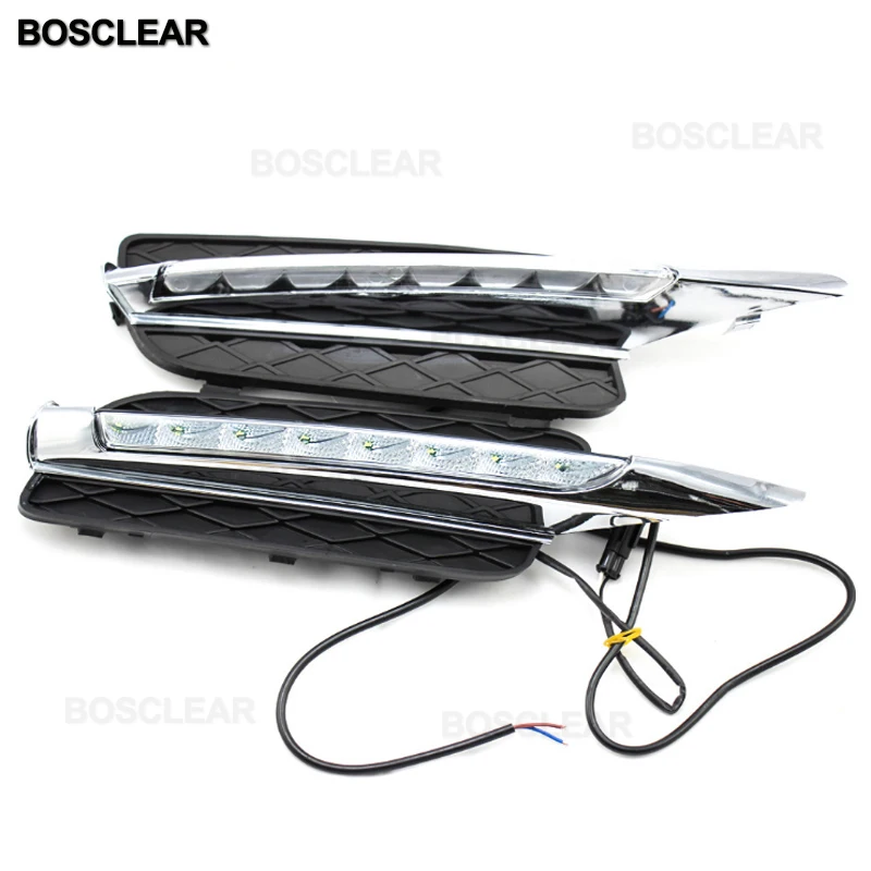 Дневные ходовые огни для BMW X5 E70 2007 2008 2009 2010 LED DRL дневной свет передний бампер