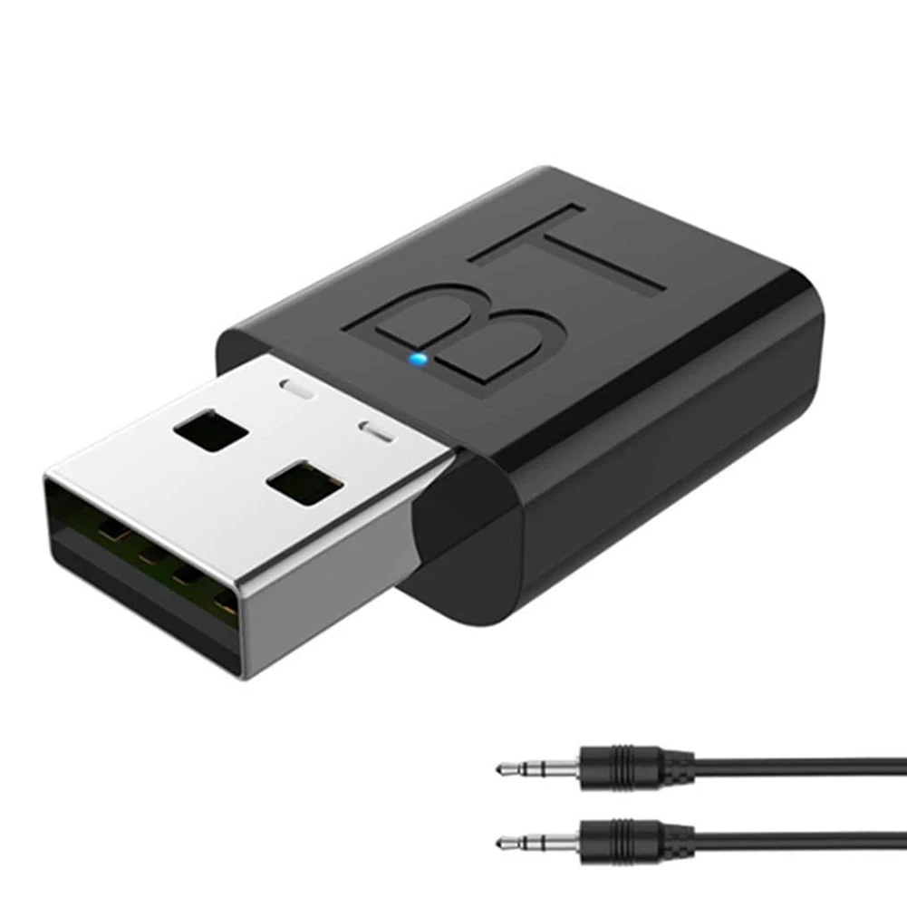 USB Bluetooth совместимый адаптер 5 0 ключ для динамика ноутбука ПК наушников