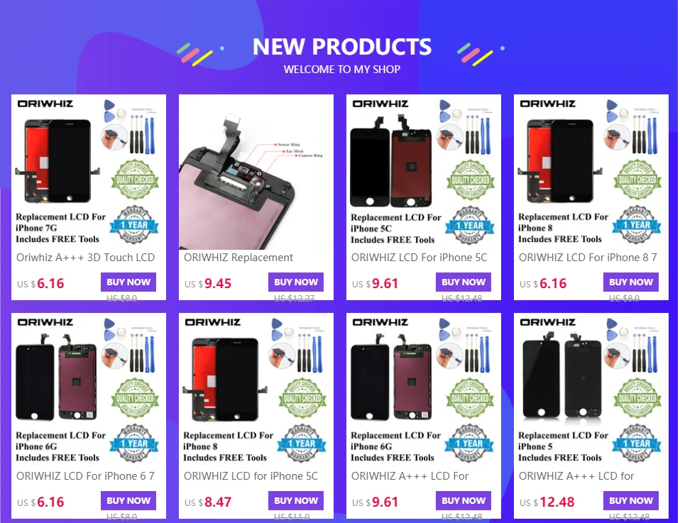 Класс AAA, ЖК-экран для iPhone 4, 4S, 6, 5, 5S, 5C, SE, сменный сенсорный ЖК-экран, дигитайзер, сборка дисплея