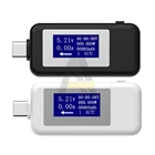 Тип-C USB тестер постоянного тока 4-30 в 5.1A 155W цифровой вольтметр Amperimetro Voltagecurrent светодиодный Многофункциональный цифровой амперметр детектор
