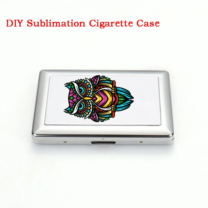 

Sublimation Cigarette Cases 98x70x13mm Metal Thermal Transfer Smoking Accessories DIY Blanks Cigarette Box Gift For Man
