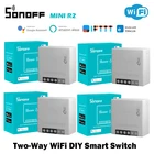 Беспроводной смарт-выключатель SONOFF Mini R2 с поддержкой Wi-Fi