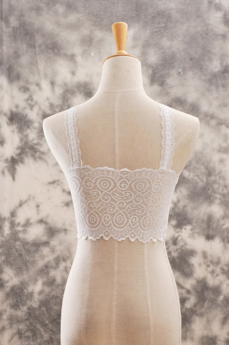 wokeayer New Sexy Women Lace Crochet Bralette Bralet Bra Bustier Crop Top Floral Cami Padded Tank Tops | Женская одежда