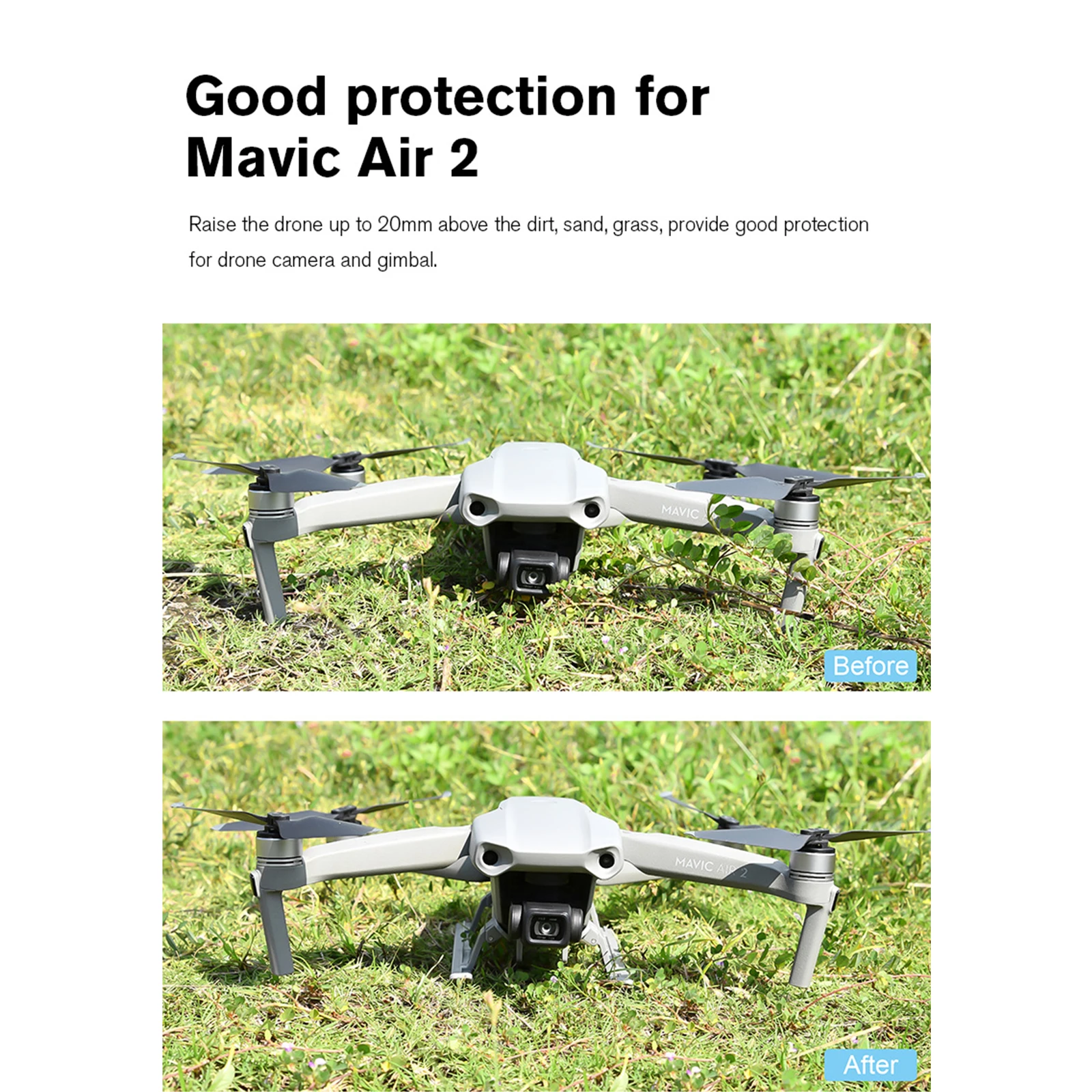 DJI Air 2S шасси складной Расширенный для Mini 2/Mavic Mini/SE/Air 2 аксессуары дрона |
