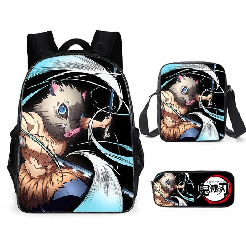 Рюкзак для путешествий из аниме косплей Брезентовая сумка Kamado Tanjirou Tomioka Giyuu No Yaiba