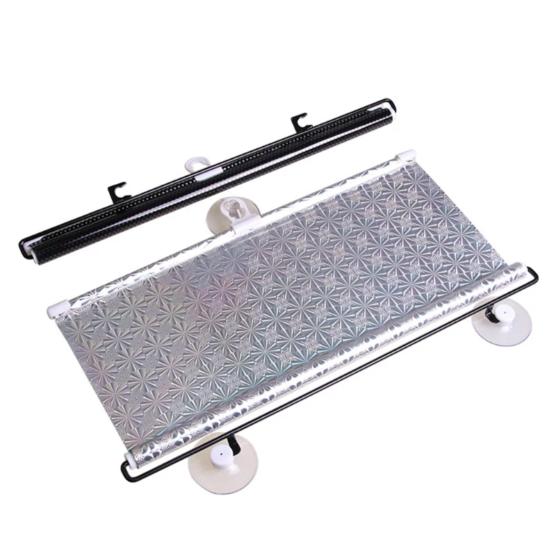 

Car Roller Sun Visor Retractable Anti-UV Protection Sunshade Anti-dazzle Suitable for front Seat Driver or Passenger Safety