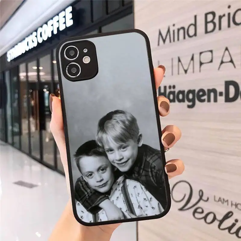 

Home Alone Phone Case Matte Transparent for iPhone 7 8 11 12 s mini pro X XS XR MAX Plus cover funda