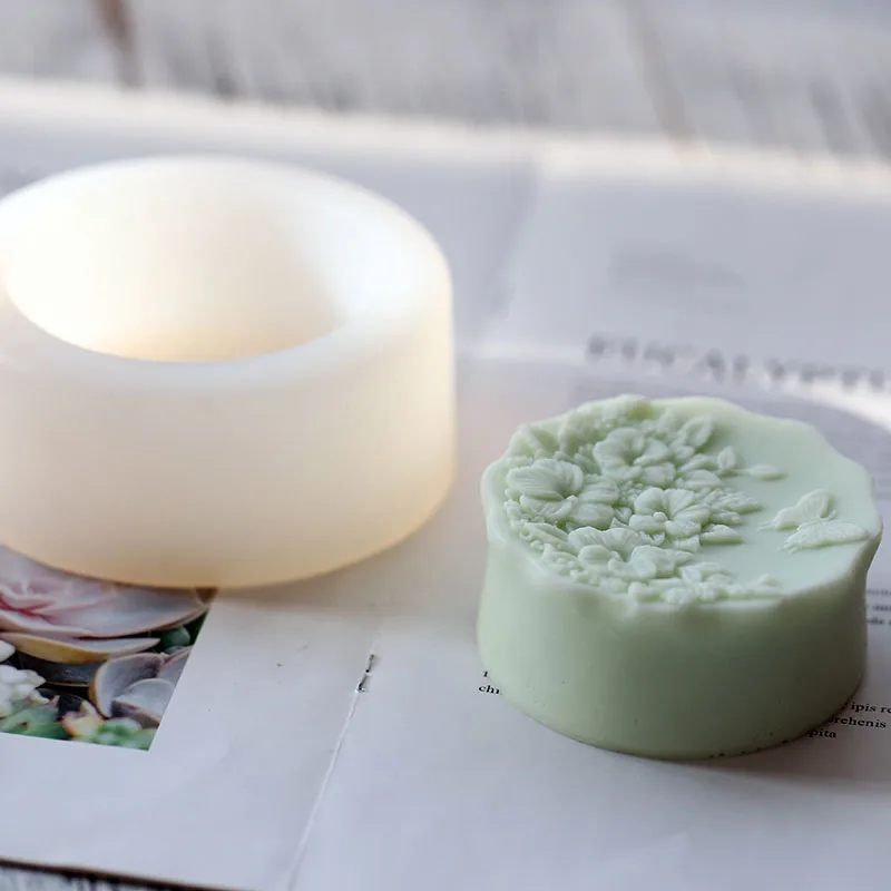 Цветок силиконовые формы для мыла бабочка любовь цветок дизайн мыла|Формы мыла| |