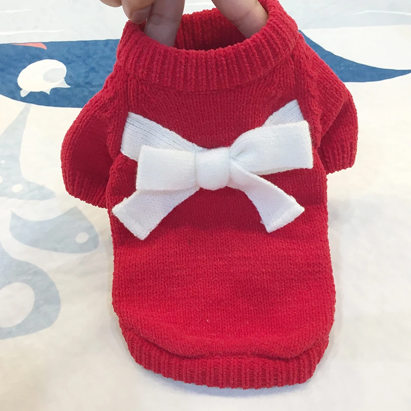 Собака домашняя кошка щенок теплое вязаное пальто одежда свитер куртка жилет