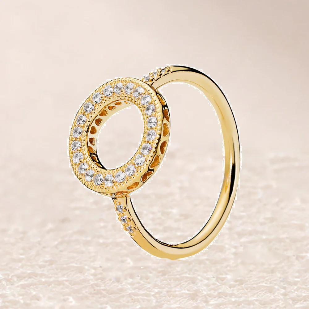 

167096CZ Shine Hearts of Halo Ring