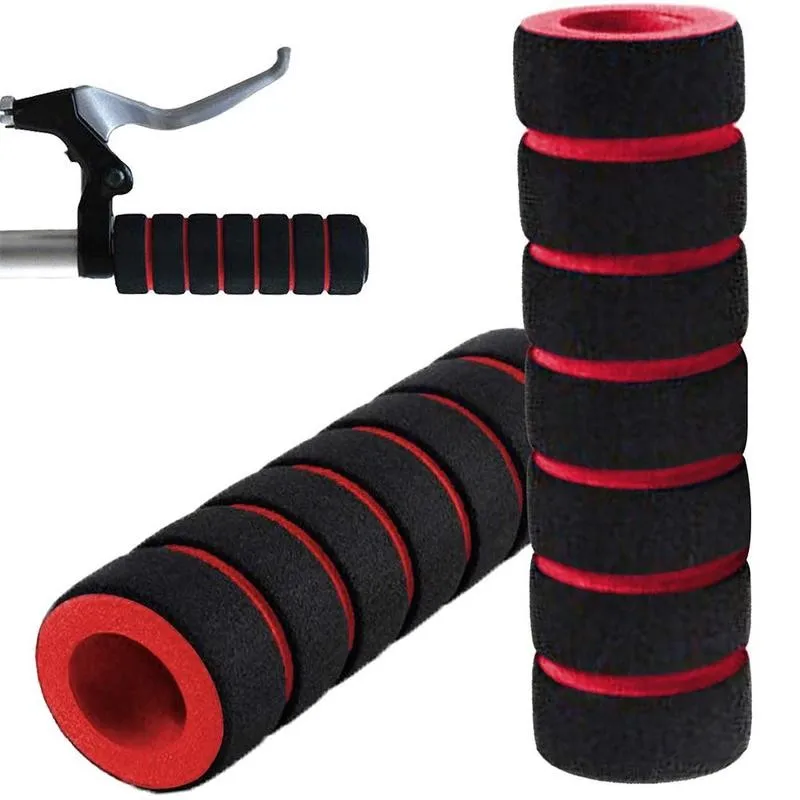 1 пара мягкая Нескользящая накладка на руль велосипеда или мотоцикла|Упоры для