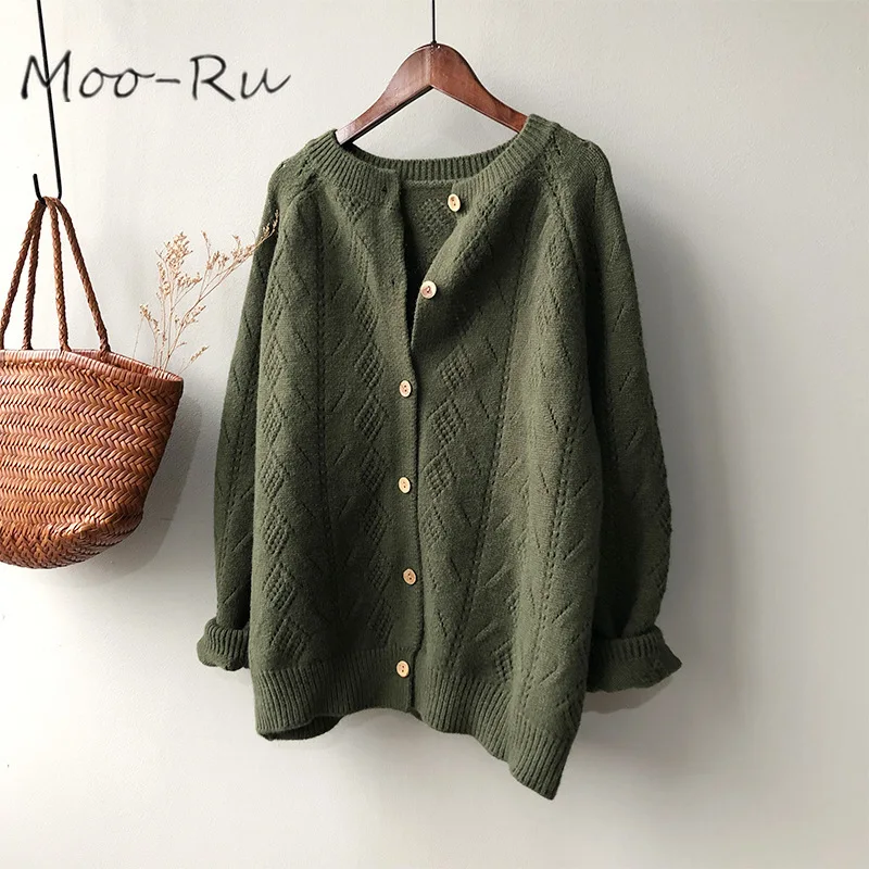 Moo-Ru 2020 Spring New Sweater Jacket Women Wear Cardigan Korean Version of The Western Style |
