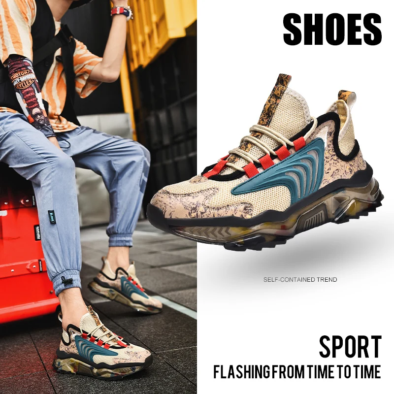 Fashion Classic Men Sneakers Air Chshion Brand Running Shoes for Men Graffiti Sport Shoes High Quality Men Footwear Trainer