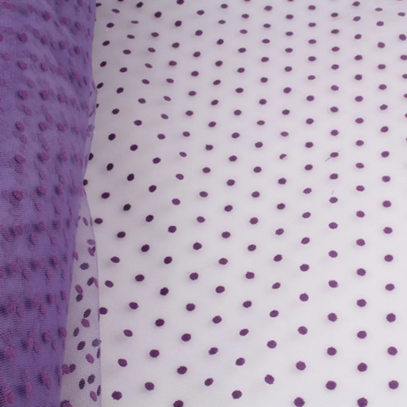 1 м/лот сетчатая флок в горошек фата виде птичьей клетки для вуалетки свадебные