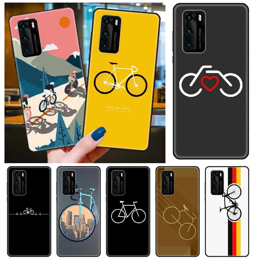 Чехол для телефона Huawei P40 P30 P20 P Smart Z P10 Mate 30 20 10 Lite Pro черный чехол-бампер трендовые