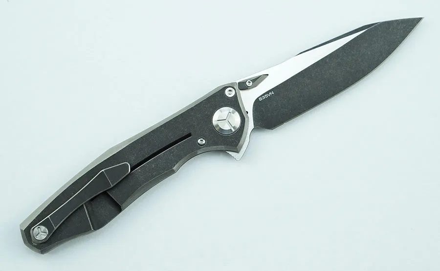 Складной нож Kevin John VENOM 4 Wing Flipper клинок S35VN с титановой ручкой для кемпинга