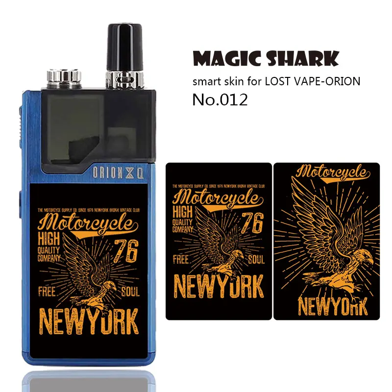 Magic Shark Music is Fun Tiger Wolf Wood Leopard Print Waterproof Skin Cover Case Sticker Film for Lost Vape Orion 011-020 | Мобильные