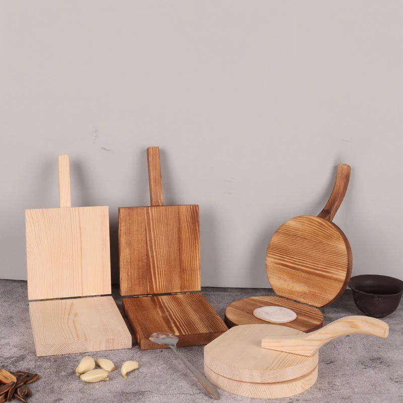 Herramienta de prensado de masa de cocina, prensador de masa, prensa de piel, molde para hornear, 1 pieza-3