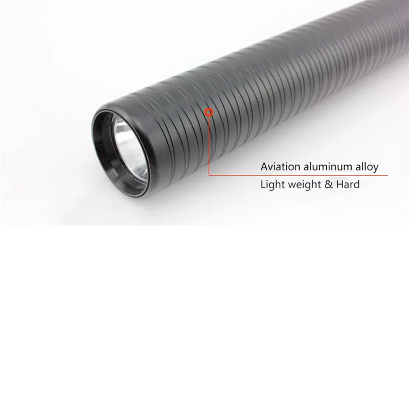 Rechargeable Baseball Bat Anti-Riot Security Equipment Self-Defense Flashlight Outdoor Emergency LED Long 3 Mode |