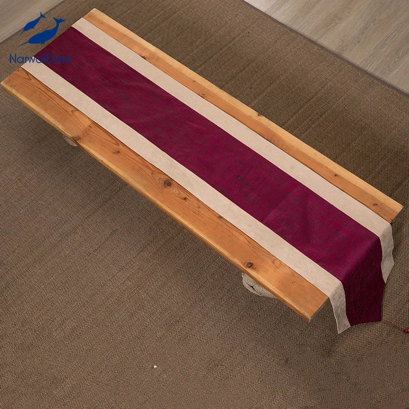 

Скатерть ручной работы в стиле китайского дзен, водостойкая бархатная скатерть для чайного столика, длинная скатерть, полотенце 32*210 см