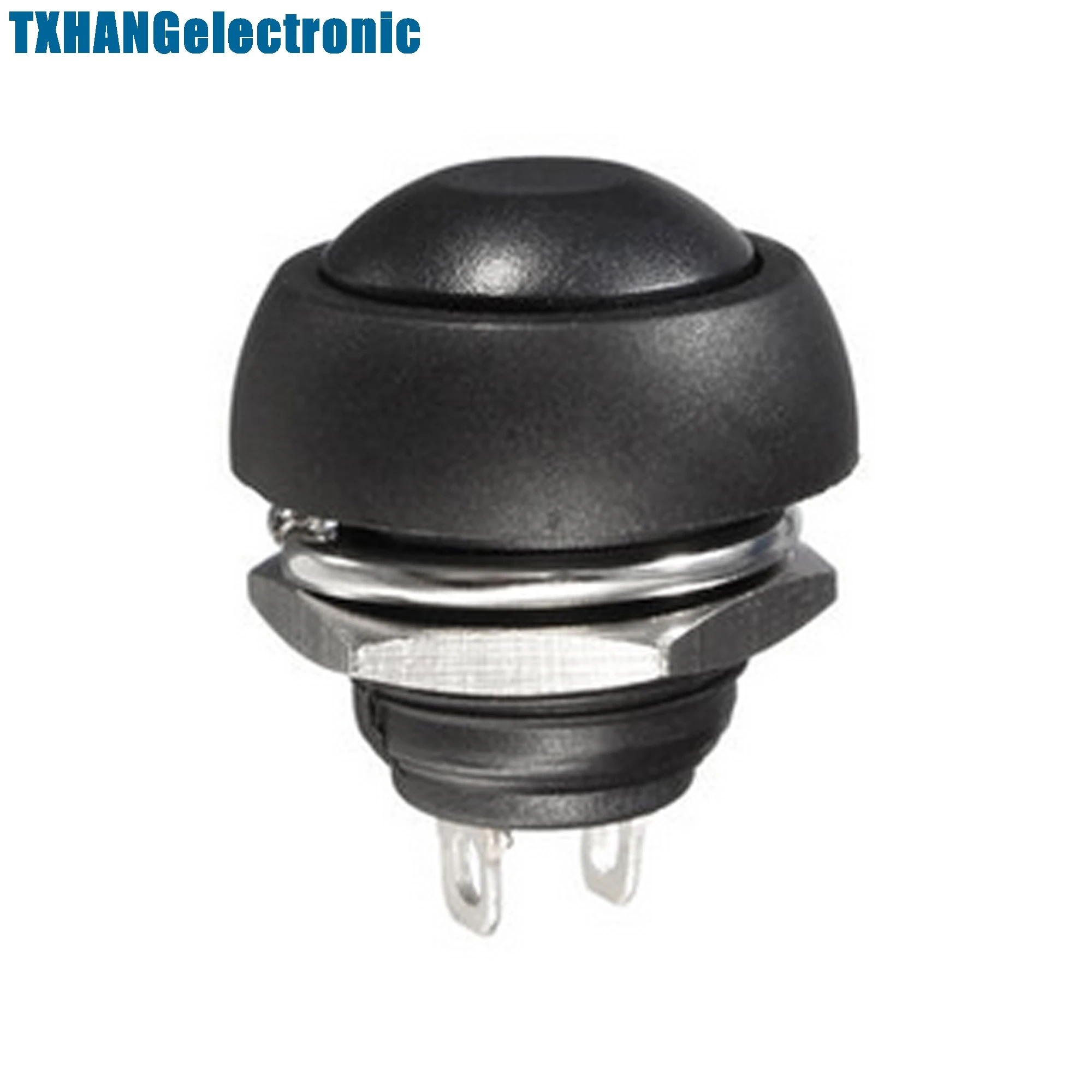 12 мм водонепроницаемый мгновенный вкл/выкл кнопочный Круглый мини выключатель