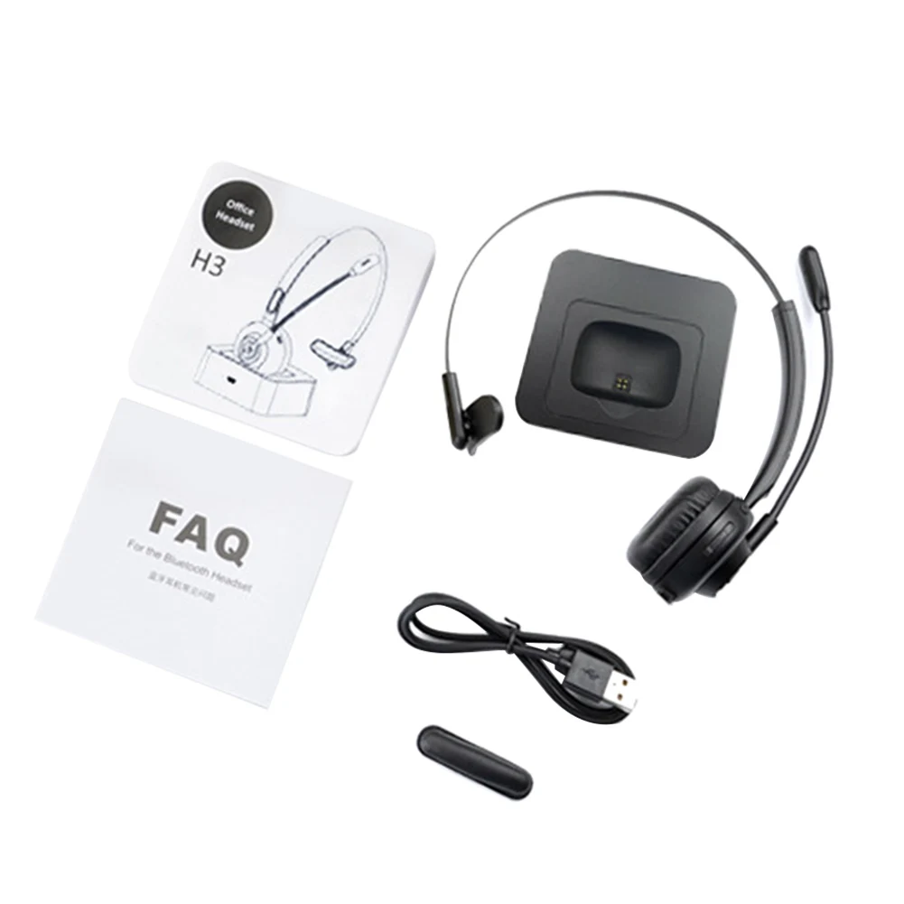 

Call Center Computer Home Noise Cancelling Wireless Headset With Microphone 24H Talk Time Gaming Smartphone Bluetooth-compatible