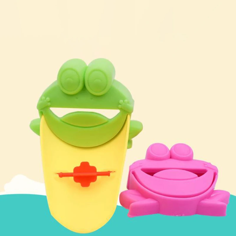 

Animal Faucet Extender Frog Children Cartoon Faucet Tool Help Washing Hands Bathroom Bath Toys Kitchen Tap Tok