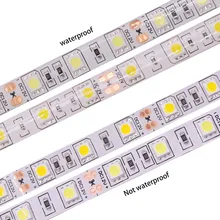 5 м DC12V СВЕТОДИОДНАЯ лента SMD 5050 60 светодиодов/м IP21 IP65