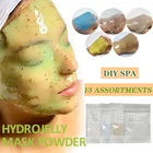 Мягкая гидро маска-желе порошок уход за кожей лица Гиалуроновая кислота коллаген уголь матча отшелушивает спа резиновая маска для лица оптовая продажа