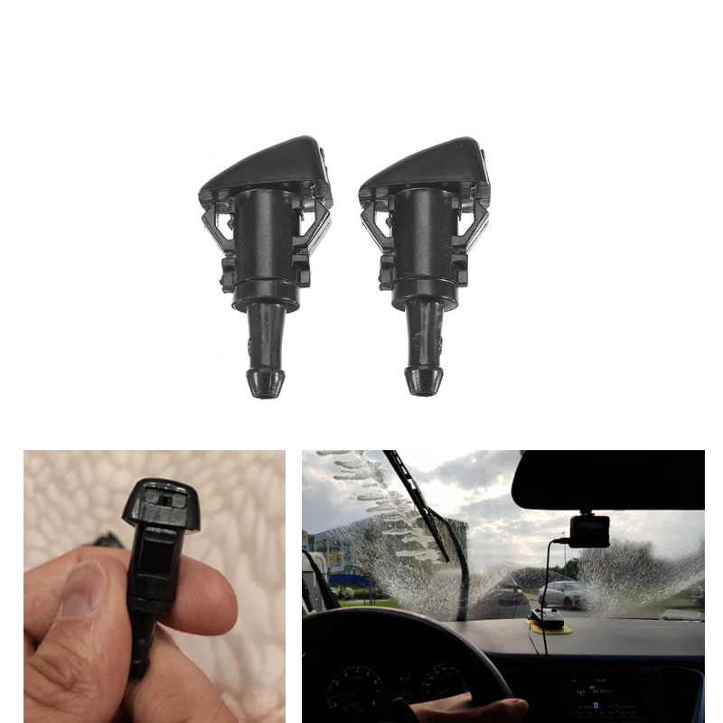 1 шт. автомобильные передние стеклоочиститель мойка воды форсунки для hyundai Verna