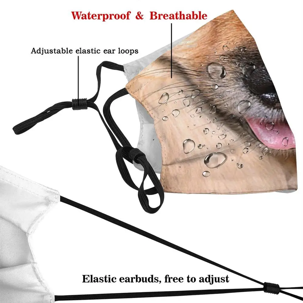 Пышные модные защитные маски пышные питомцы щенки Джек моя собака | Красота и
