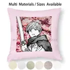 Наволочка Neito Monoma с цветочным фоном, наволочка для подушки, наволочка из хлопка и льна, наволочка Neito Monoma Mha Bnha Boku No Hero моя академия