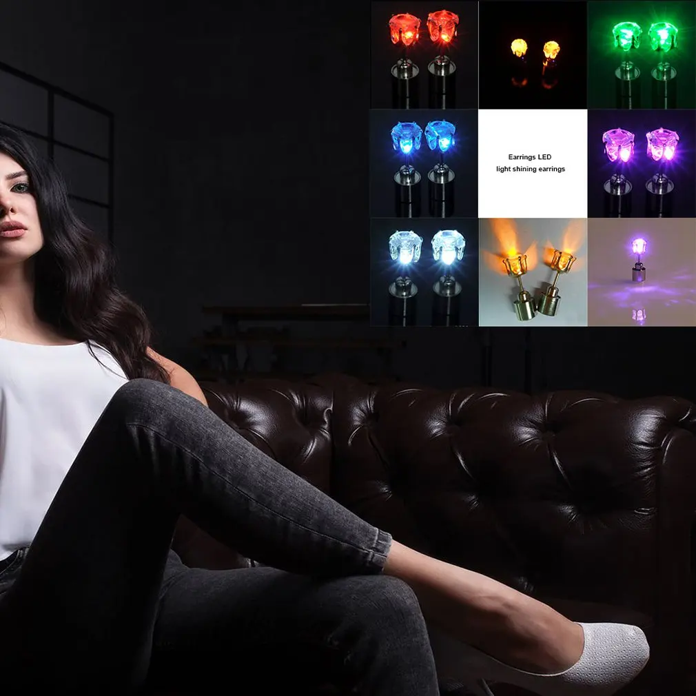 Модные аксессуары для танцевальной вечеринки светящиеся светодиодные