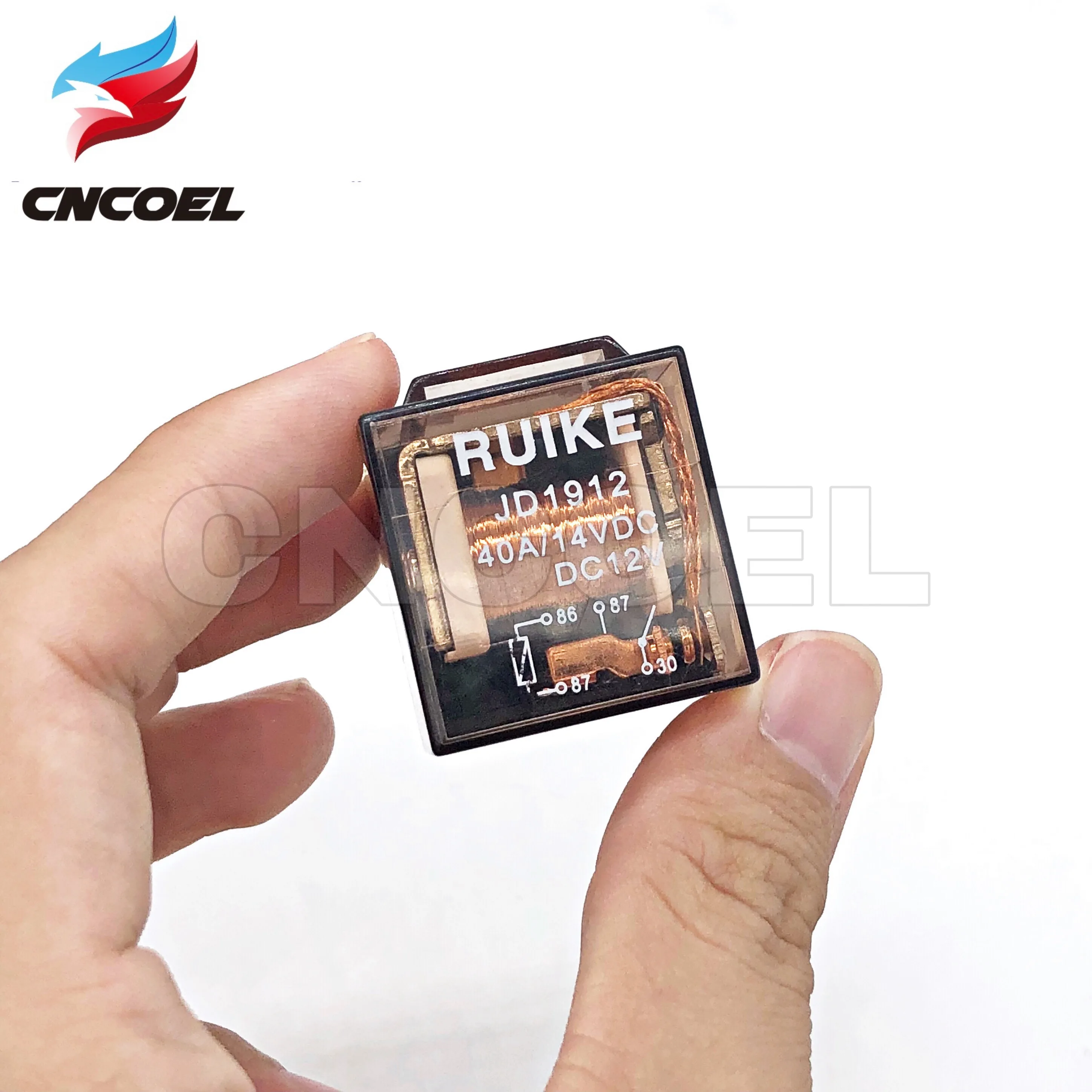 1 шт. водонепроницаемый автомобильный реле 12 В 4 контакта 40 А прозрачное