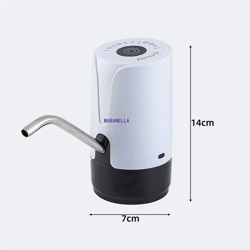 

Electric Water Bottle Pump USB Charging Water Dispenser Drinking Water Pump Silent Design Fits For 2.5/5L/18.9L Water Bottles