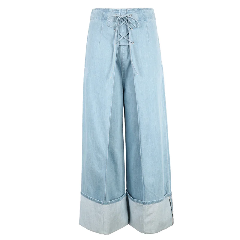 Женские джинсы капри с высокой посадкой Vero Moda 100% хлопок потертые и | 31926I553|Широкие